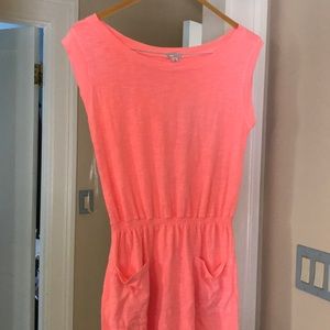 Gap orange t shirt dresss with pockets